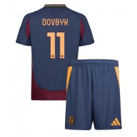 Dres AS Roma Artem Dovbyk #11 Tretina pre deti 2024-25 Krátky Rukáv (+ trenírky)